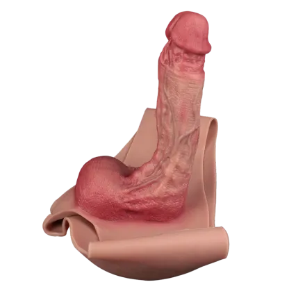 Isaac 9.2"x2" Huge Flesh Wearable Cock Sleeve For Men