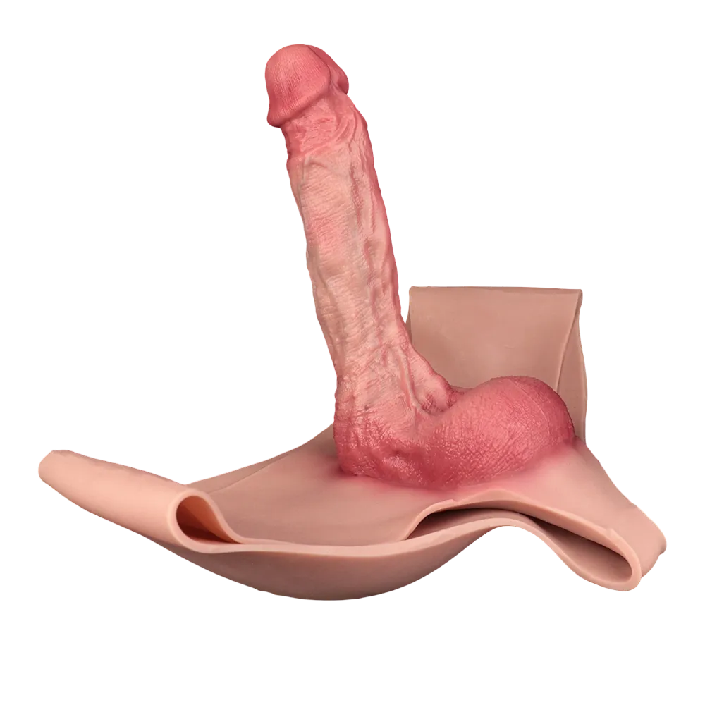 Isaac 9.2"x2" Huge Flesh Wearable Cock Sleeve For Men