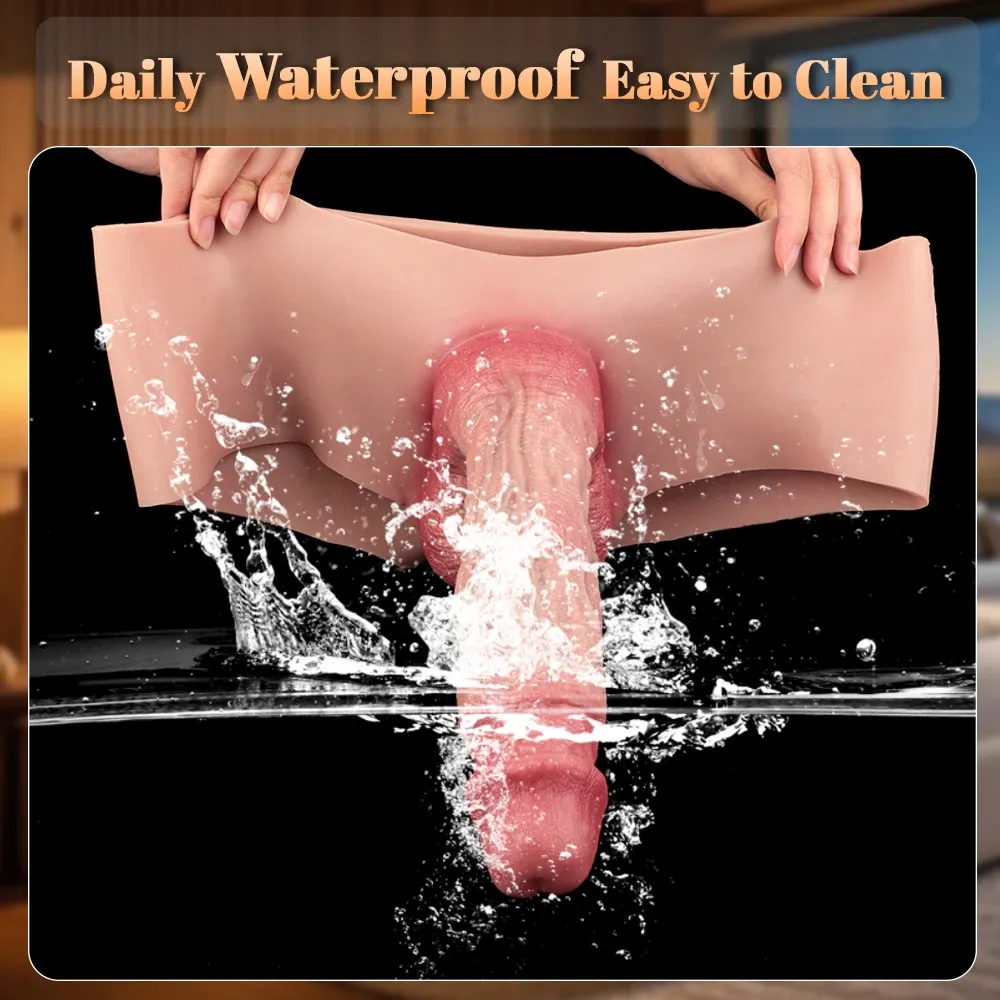 Isaac 9.2"x2" Huge Flesh Wearable Cock Sleeve For Men