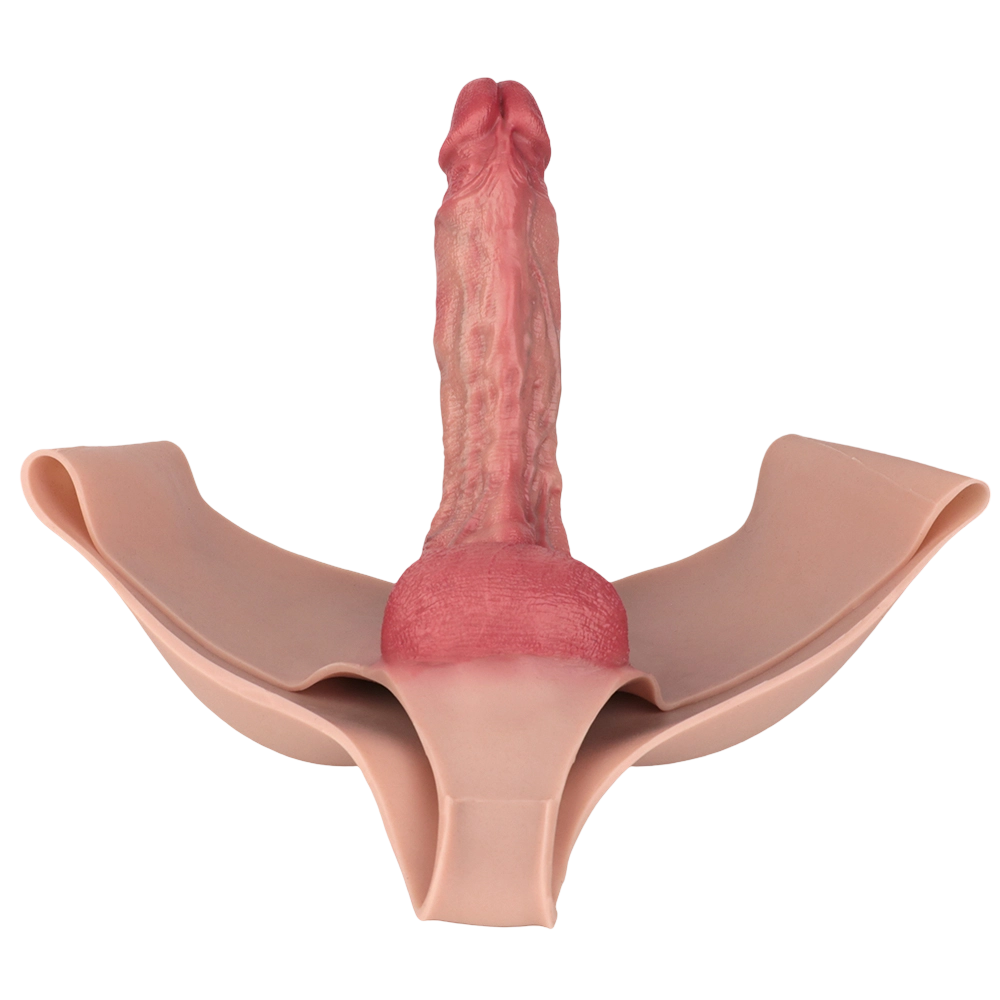 Isaac 9.2"x2" Huge Flesh Wearable Cock Sleeve For Men