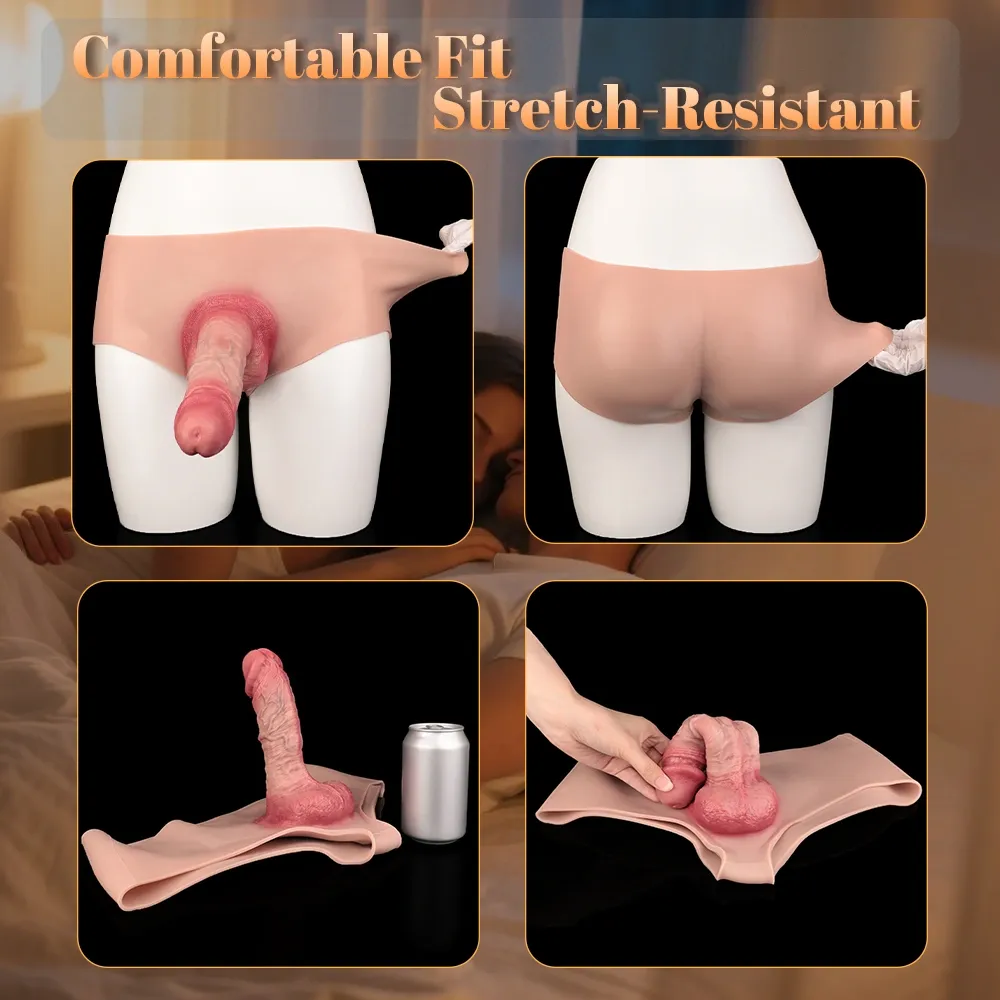 Jasper 7.4" x 1.9" Flesh Strap-on Penis Sleeve