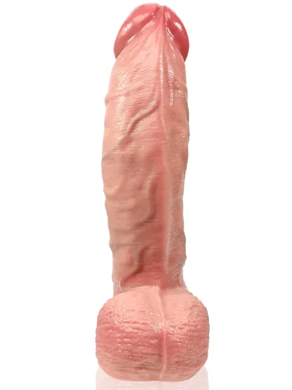 Logan Flesh Like Curved Realistic Dildo with 4 Size