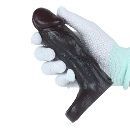 Martin 6.2“ x 1.7” Black Soft Realistic Penis Sleeve