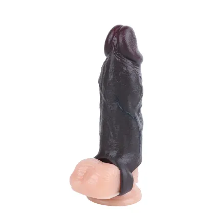 Martin 6.2“ x 1.7” Black Soft Realistic Penis Sleeve