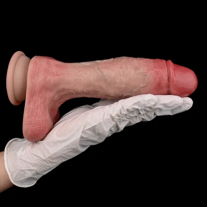 Mask 6"x1.7"  Flesh Soft Realistic Thick Dildo 