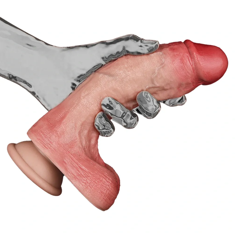 Mask 6"x1.7"  Flesh Soft Realistic Thick Dildo 