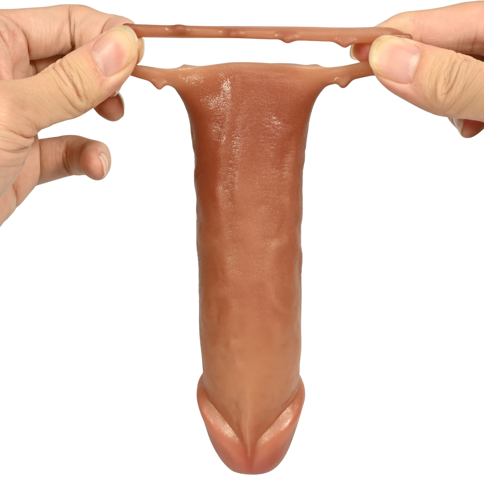 Mason 6.5" x 1.6" Realistic Penis Sleeve in Flesh