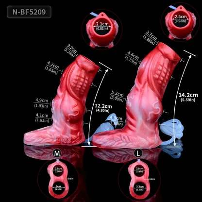 Monet 5.6" x 2.0" Water Spraying Penis Girth Sleeve