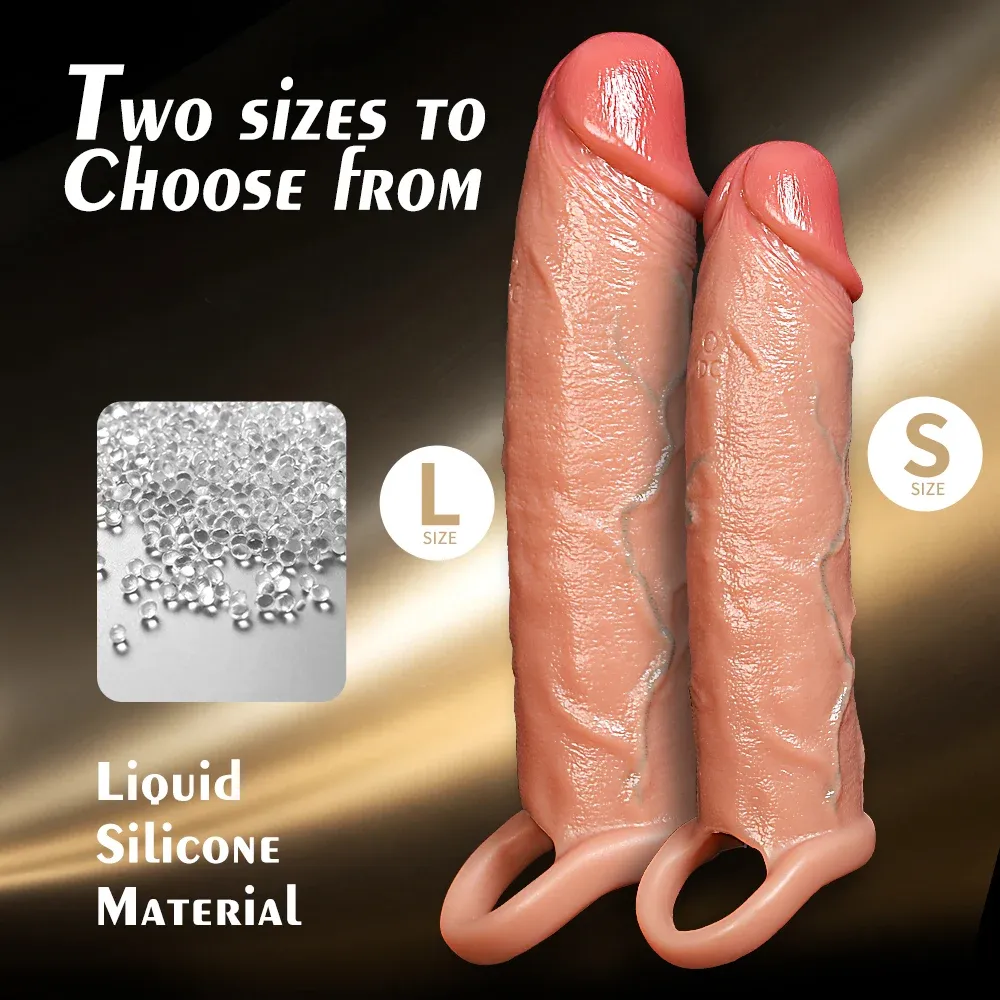 Nathan 7.3"× 1.7"  Realistic Electric Penis Extender With 9 Modes