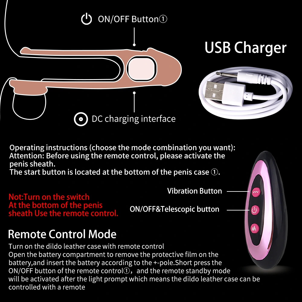 Nathan 7.3"× 1.7"  Realistic Electric Penis Extender With 9 Modes
