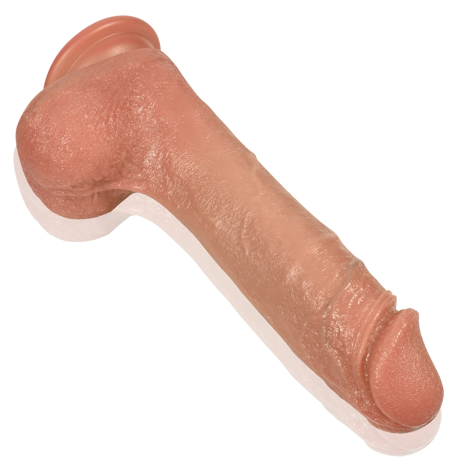 David 8 inch Realistic Thrusting Fat Thick Dildo 