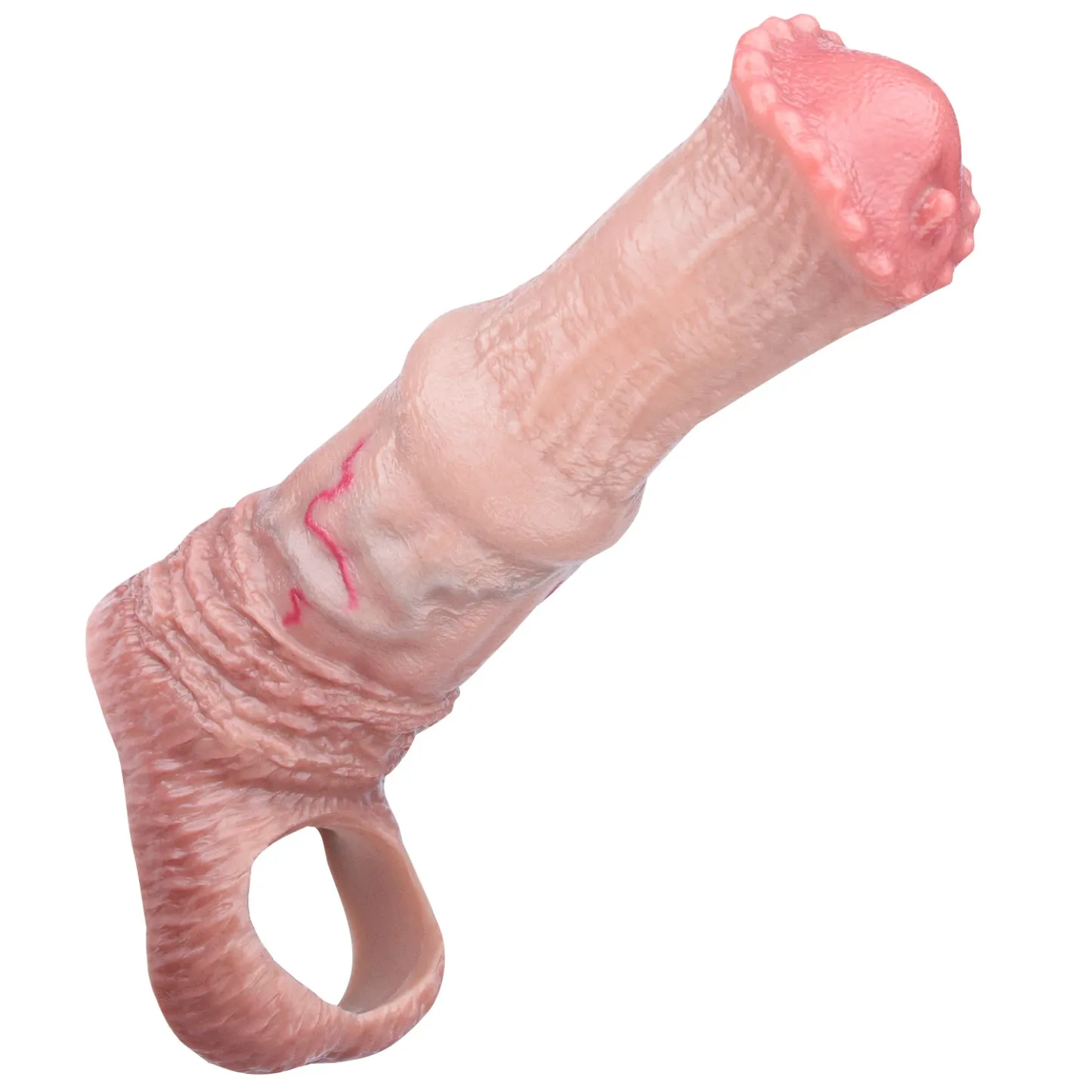 Realistic Horse Penis Sleeve, Fantasy Sleeve, 2 Sizes For Enhancing & Delay Ejaculation
