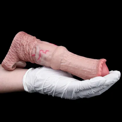 Realistic Horse Penis Sleeve, Fantasy Sleeve, 2 Sizes For Enhancing & Delay Ejaculation