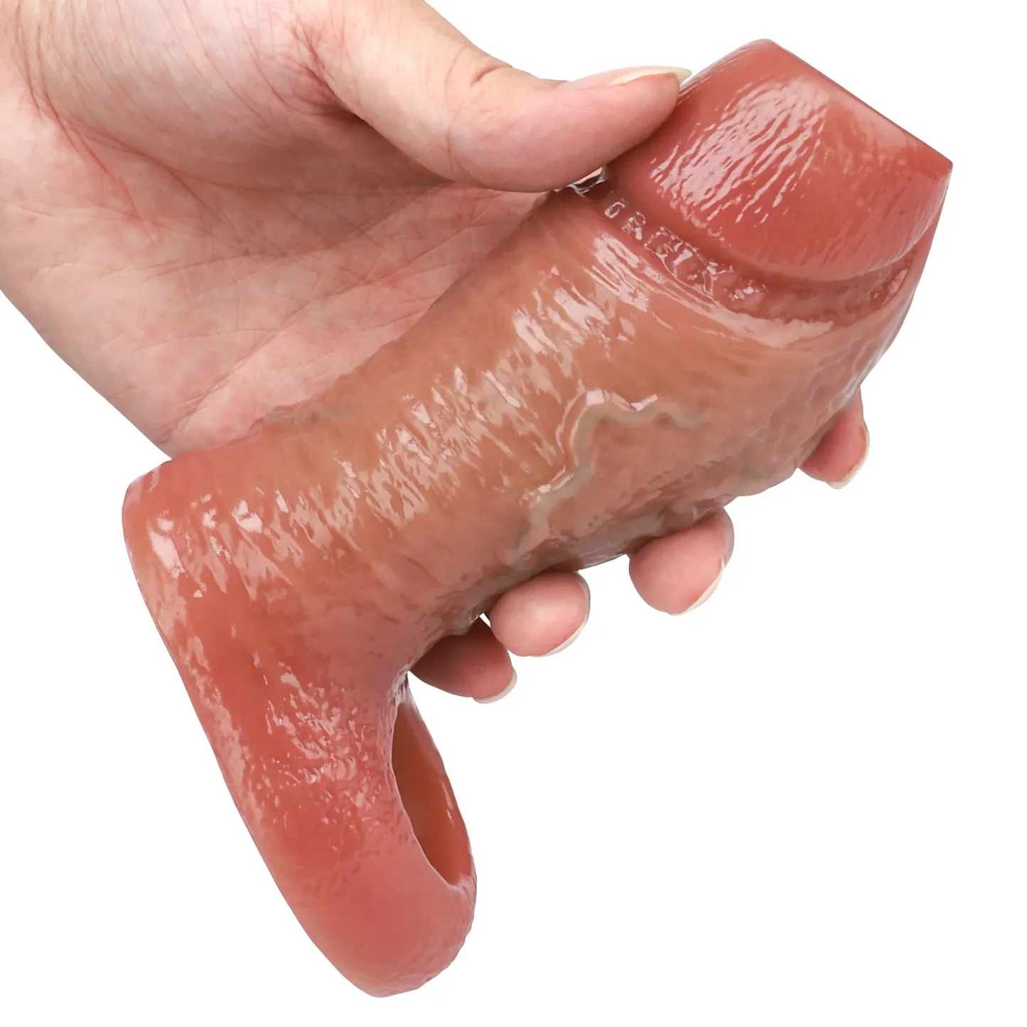 Robby 5.5" x 2.2" Realistic Open-End Thick Penis Girth Sleeve 