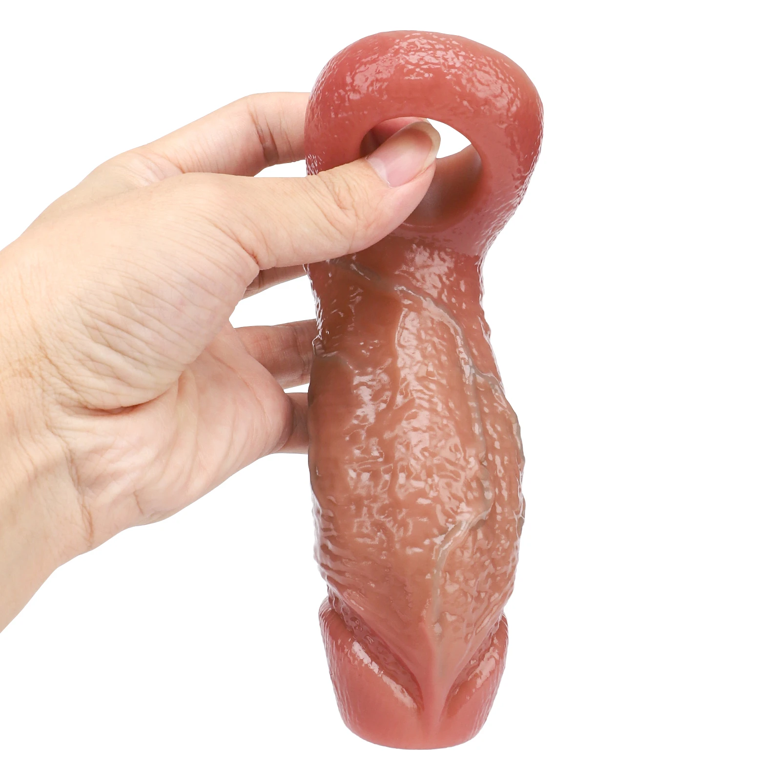 Robby 5.5" x 2.2" Realistic Open-End Thick Penis Girth Sleeve 