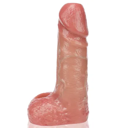 Smith 7.7" x 2.1" Flesh Open-End Realistic Cock Girth Sleeve 