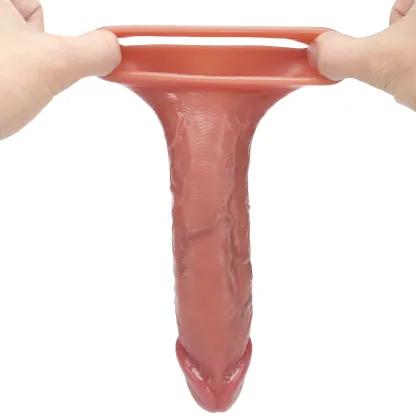 Trump 8.3" x 1.7" Large Penis Sleeve in Flesh