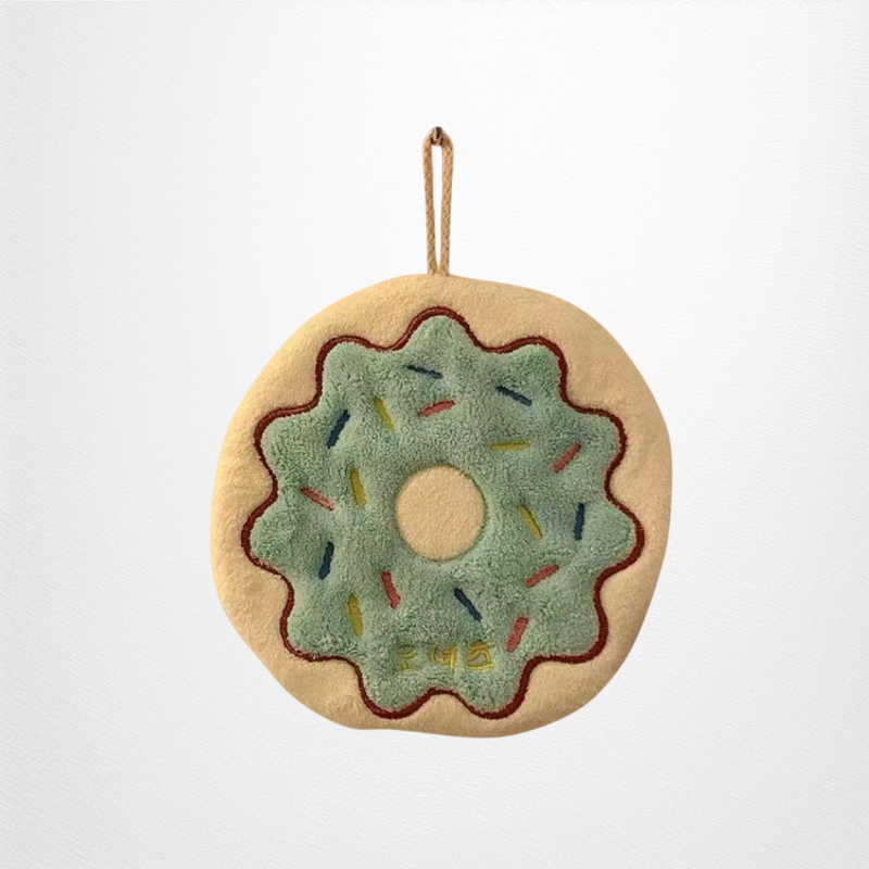 Cute, thickened, quick-drying hanging hand towel