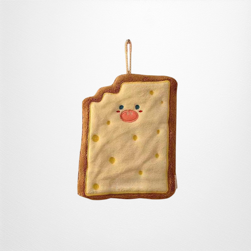 Cute, thickened, quick-drying hanging hand towel
