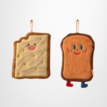 Cute, thickened, quick-drying hanging hand towel