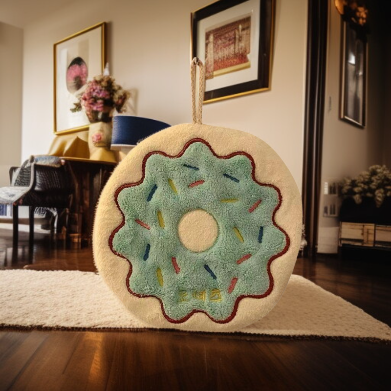 Cute, thickened, quick-drying hanging hand towel