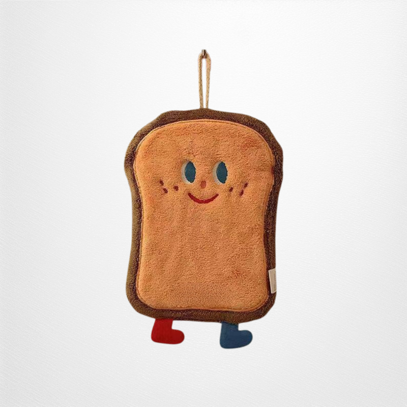 Cute, thickened, quick-drying hanging hand towel