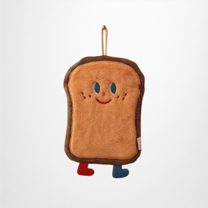 Cute, thickened, quick-drying hanging hand towel