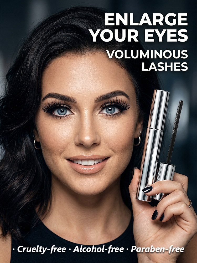 [Enlarge your eyes]Small steel tube mascara,2025 hot-selling mascara!