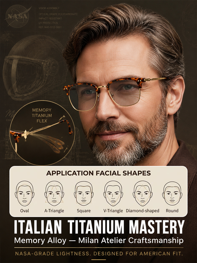 [No Eye Exam Required] Retro-Style Smart Zoom Photochromic Reading Glasses【It also features photochromic properties, blue light protection, and fatigue reduction!】