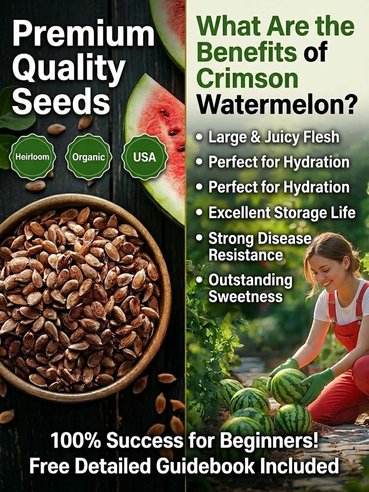 【Buy 2 Get 1 Free, today only!】Hot-selling watermelon seeds, mature and bear fruit in 35 days!