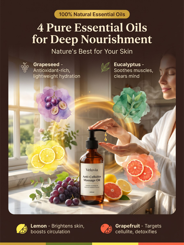 【Highly trusted by UK & US customers!】Moisturizing and soothing massage oil for the skin