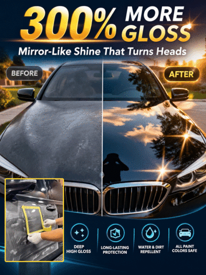 【Limited-time Buy 1 Get 1 Free!】This scratch repair product combines polishing, brightening, anti-aging, and hydrophobic properties in one, instantly restoring your car to like-new condition!