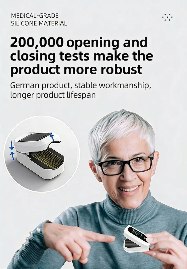 [Your Personal Family Doctor] Multifunctional Finger Clip Personal Care Device，99% Accurate！