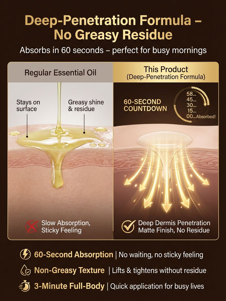 【Highly trusted by UK & US customers!】Moisturizing and soothing massage oil for the skin