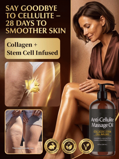 【Highly trusted by UK & US customers!】Moisturizing and soothing massage oil for the skin