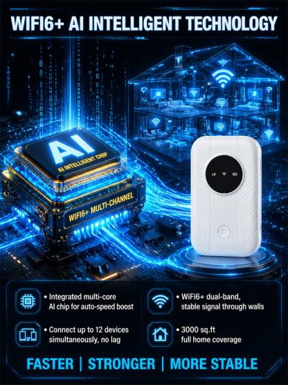 2026 New Portable WiFi [No monthly fees or contracts required, buy once and get it free for life, available worldwide!]