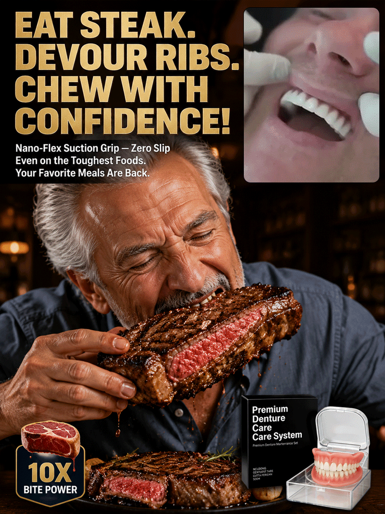【💯Awarded the highest food-grade safety certification!💯】🔥High-quality denture set🔥👍Buy one get one free, 98.9% positive reviews, 99% repurchase rate!👍