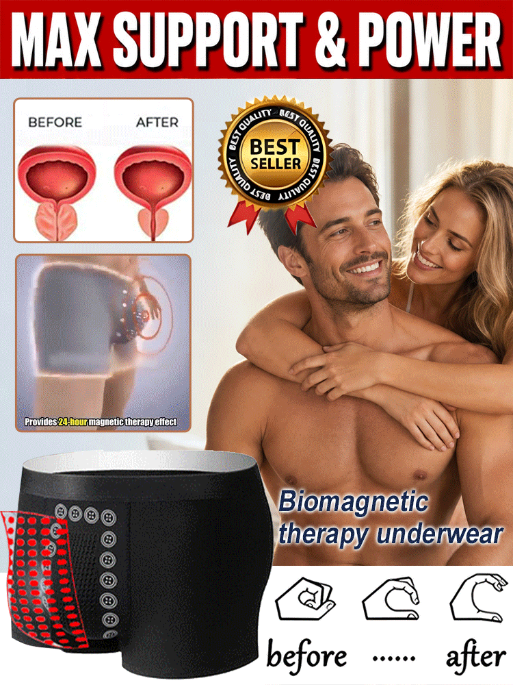 【Buy one get one free for a limited time!】[Recommended by Urologists] Magnetic Prostate Care Underwear for Men，Tested and Effective!