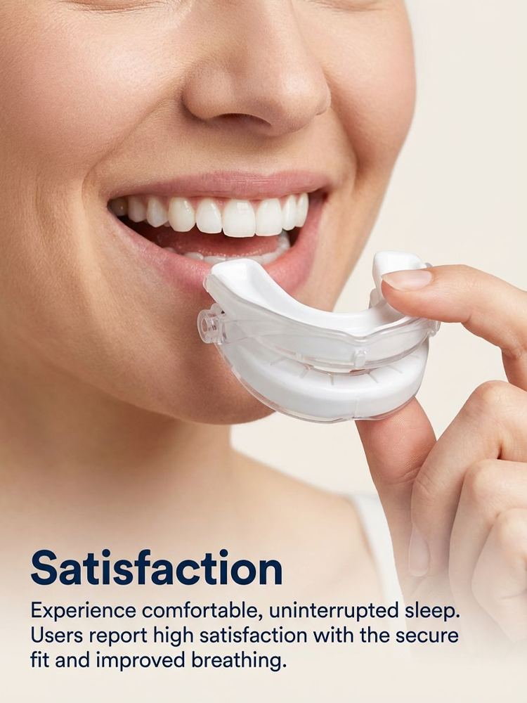 [Doctor Recommended] Professional Smart Anti-Snoring Device【Stop snoring in 1 second and restore deep sleep.】