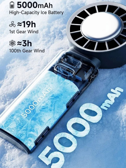 【World Cup Limited Edition】Semiconductor Handheld Cooling Fan【Aerospace-grade semiconductor cooling, instant cooling in 3 seconds!】