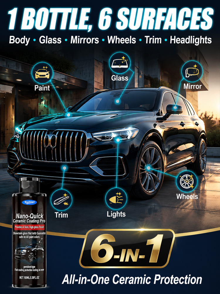 【Limited-time Buy 1 Get 1 Free!】This scratch repair product combines polishing, brightening, anti-aging, and hydrophobic properties in one, instantly restoring your car to like-new condition!
