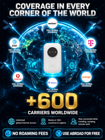 2026 New Portable WiFi [No monthly fees or contracts required, buy once and get it free for life, available worldwide!]