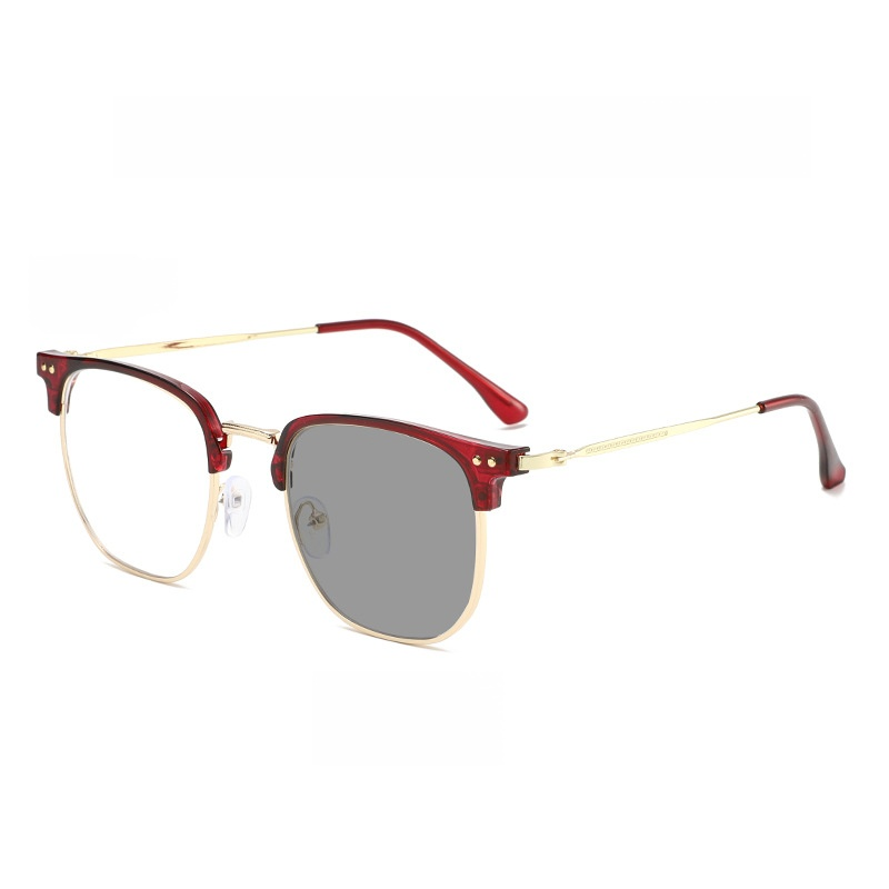 [No Eye Exam Required] Retro-Style Smart Zoom Photochromic Reading Glasses【It also features photochromic properties, blue light protection, and fatigue reduction!】