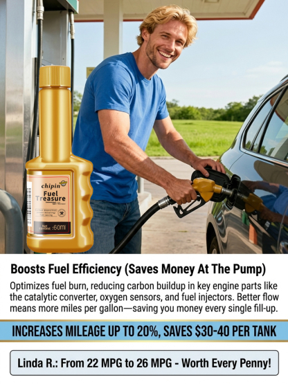 German 2-in-1 Golden Cleaner : CutFuel Costs by 30% & Restore Your Engine’s Performance![Makes 100,000 km "clunkers" feel brand new with a light, responsive pedal.
