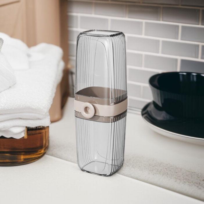 Toothbrush and soap storage box