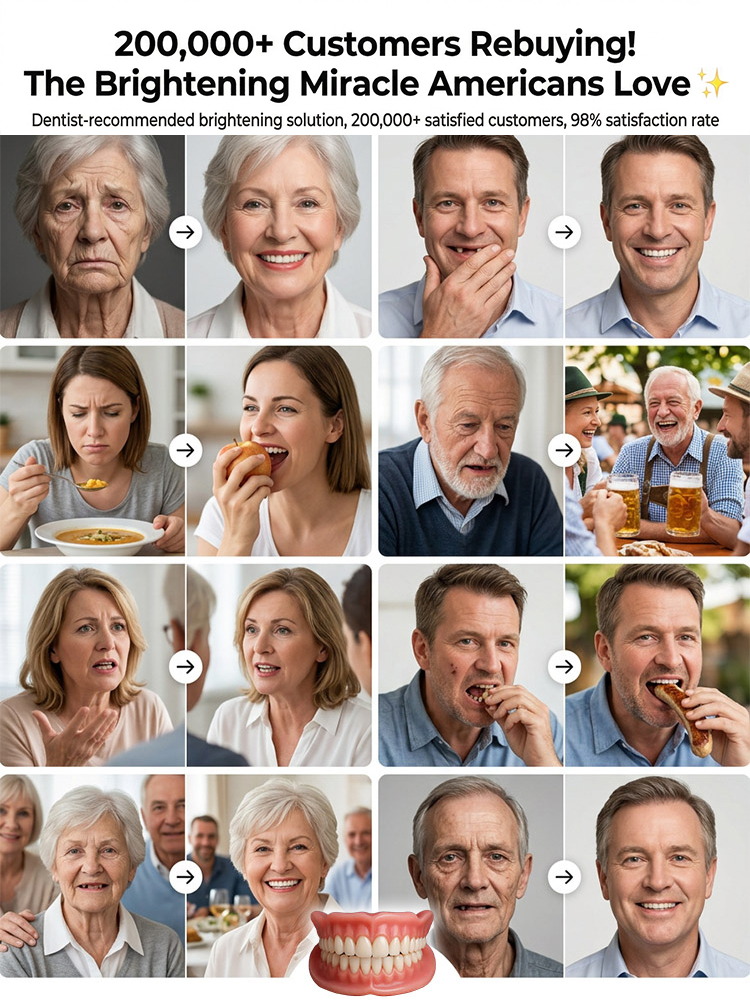 【200,000 Repurchases】🔬🏥 Better‑than‑implant solution – 30 years of research for a flawless, secure fit.