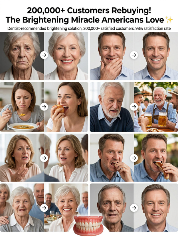 【200,000 Repurchases】🔬🏥 Better‑than‑implant solution – 30 years of research for a flawless, secure fit.