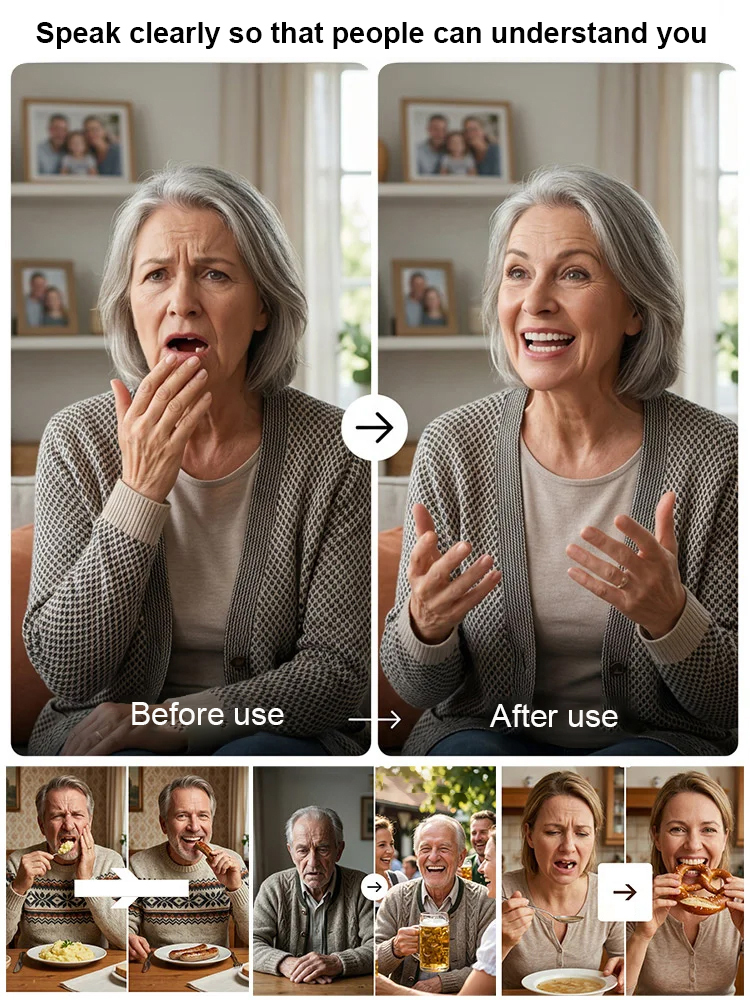 【200,000 Repurchases】🔬🏥 Better‑than‑implant solution – 30 years of research for a flawless, secure fit.