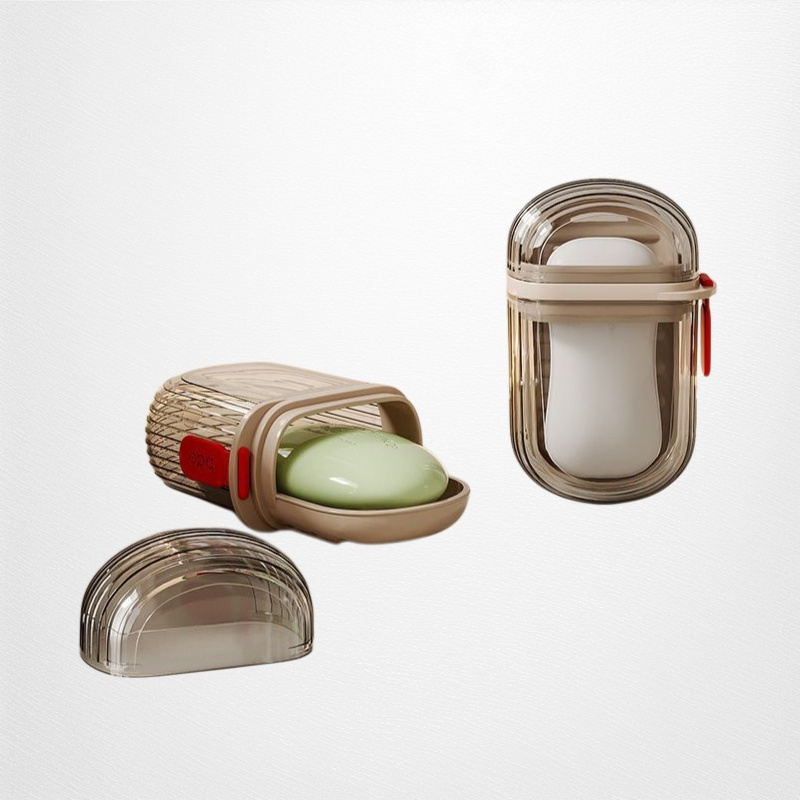 Toothbrush and soap storage box