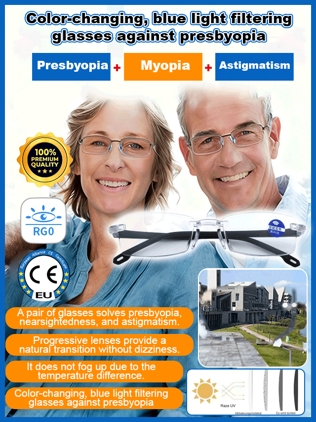 👓The latest smart Zoom glasses, Comfortable, lightweight，designed to keep your eyes healthy and sharp.